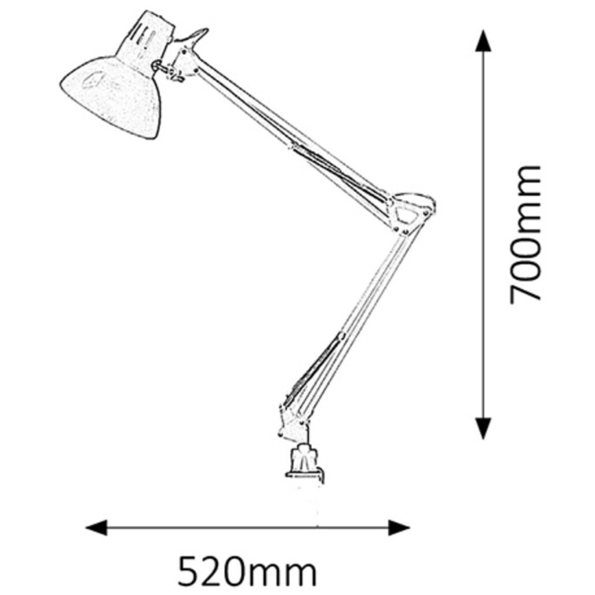 Rabalux - Lampada da tavolo 1xE27/60W/230V