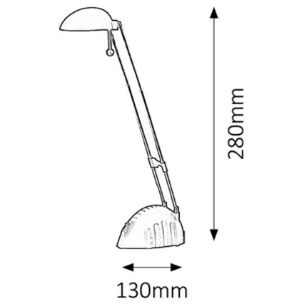 Rabalux - Lampada da tavolo LED/5W/230V