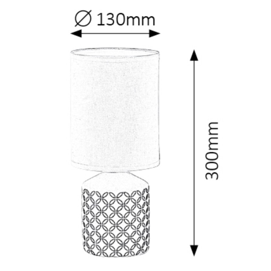 Rabalux - Lampada da tavolo 1xE14/40W/230V