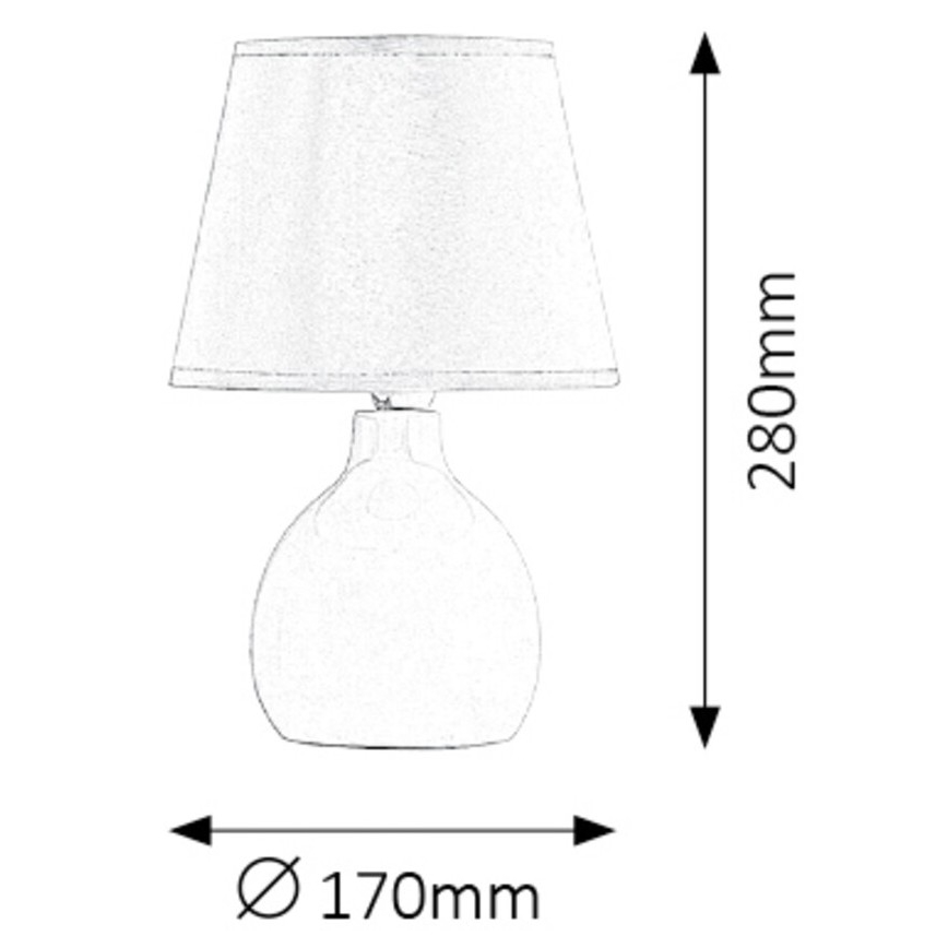 Rabalux - Lampada da tavolo 1xE14/40W/230V