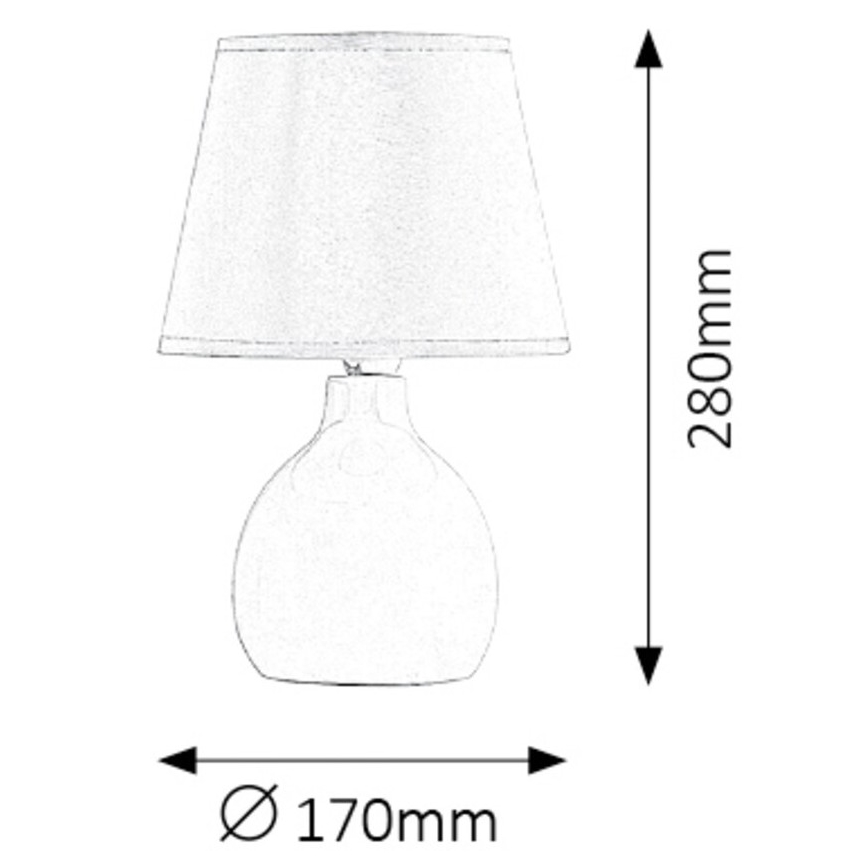Rabalux - Lampe de table 1xE14/40W/230V