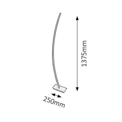 Rabalux - LED Stehlampe 1xLED/26W/230V