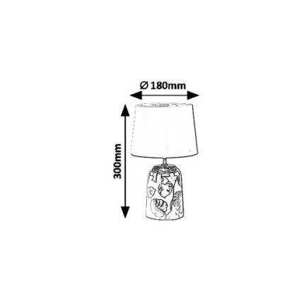 Rabalux 4548 - Lampe de table SONAL 1xE14/40W/230V