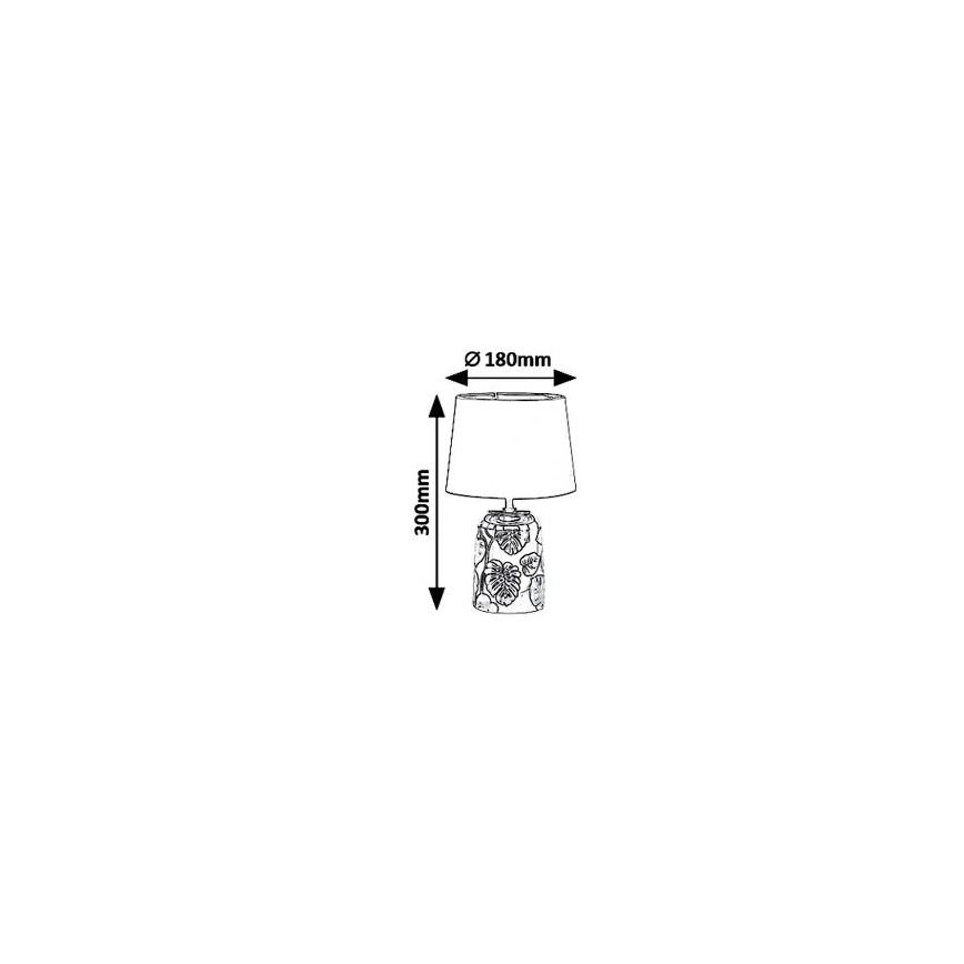 Rabalux 4549 - Lampe de table SONAL 1xE14/40W/230V