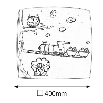 Rabalux - Applique per bambini 2xE27/60W