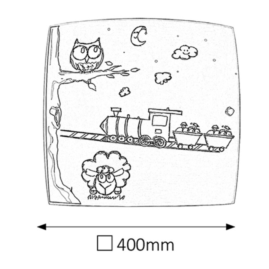 Rabalux - Applique per bambini 2xE27/60W