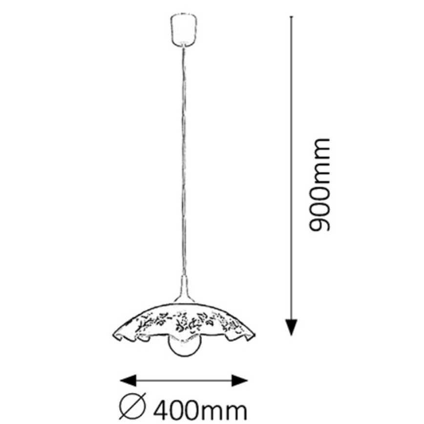 Rabalux - Lampadario E27/60W/230V