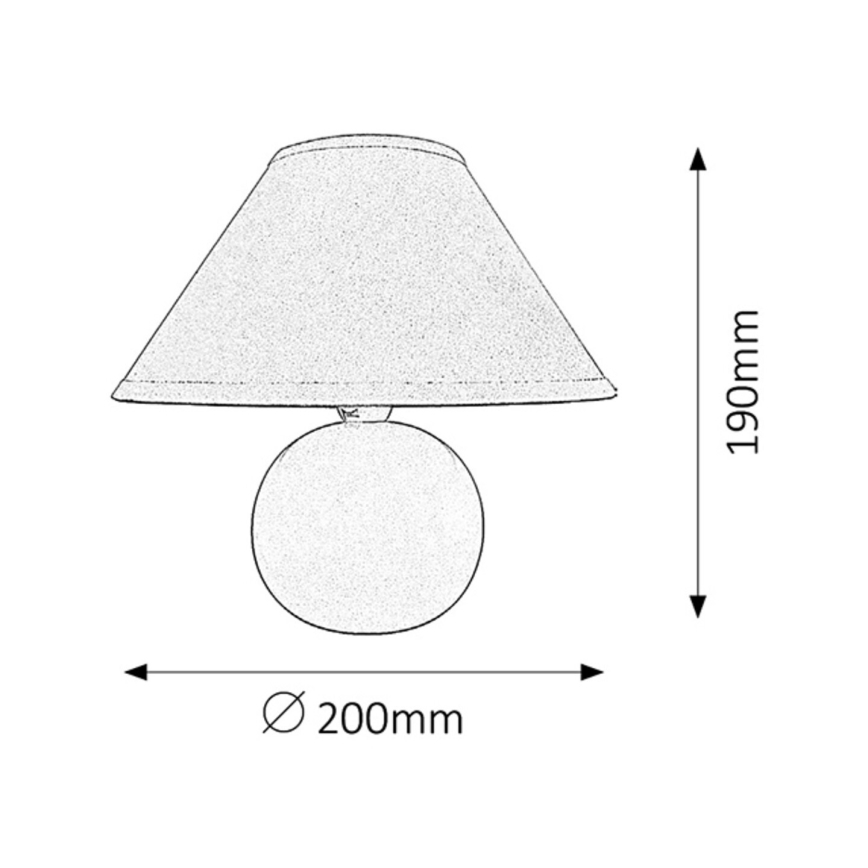 Rabalux - Lampada da tavolo 1xE14/40W/230V