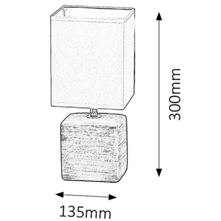 Rabalux - Lampe de table 1xE14/40W/230V