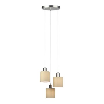 Rabalux 5012 - Lampadario a sospensione con filo NATINA 3xE14/25W/230V