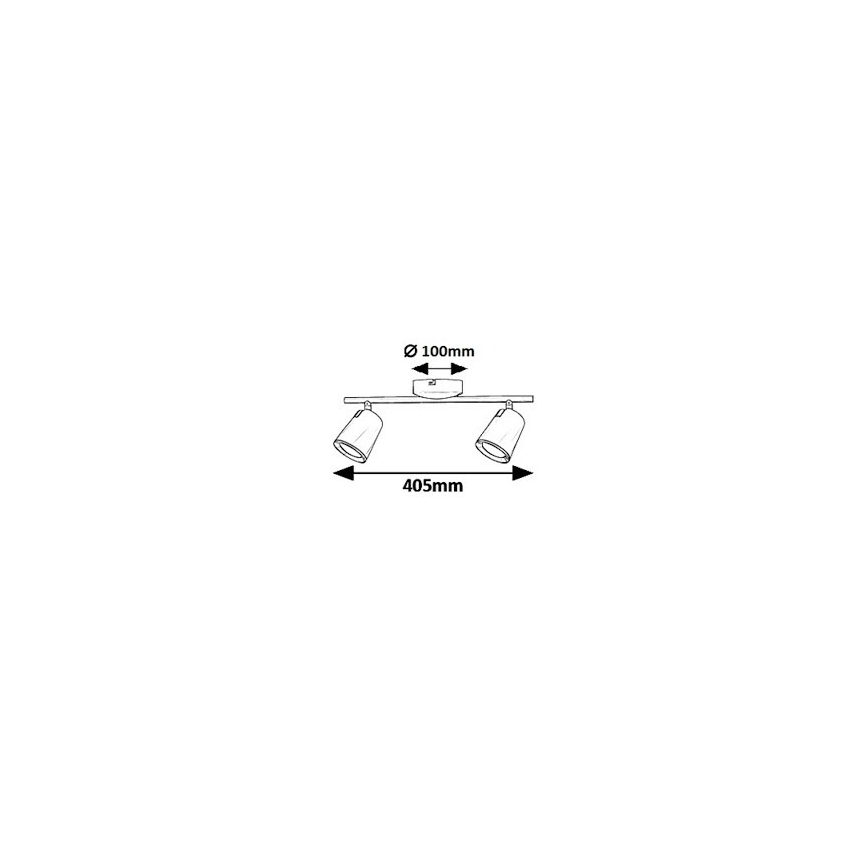 Rabalux 5046 - Luce Spot a LED SOLANGE 2xLED/6W/230V