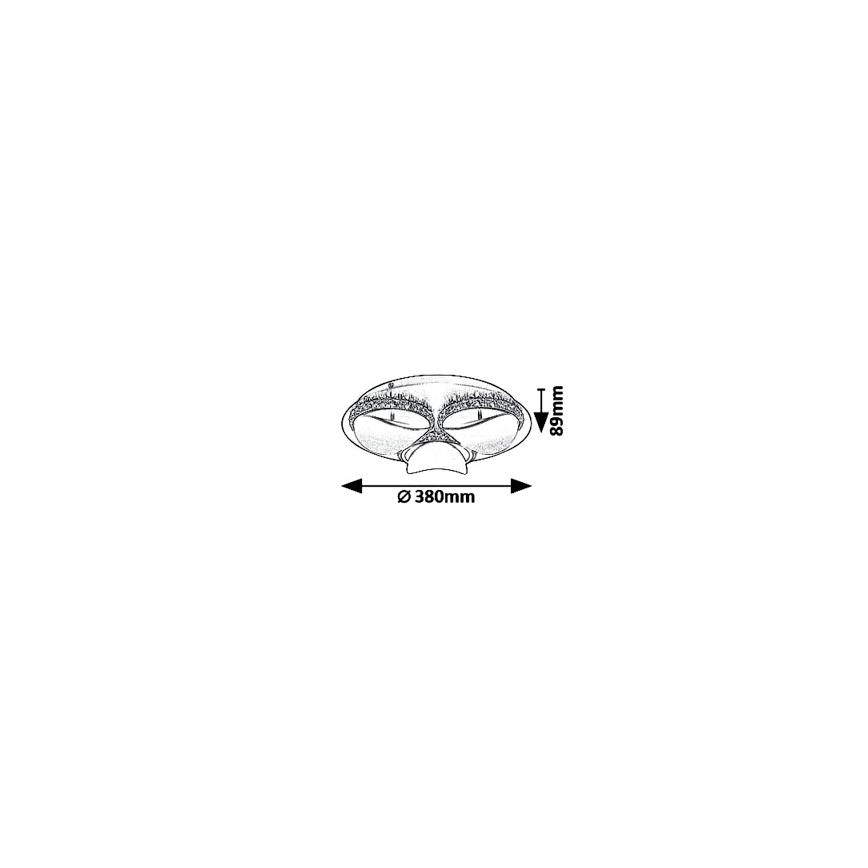 Rabalux 5050 - Plafoniera LED dimmerabile CAPRIANA LED/18W/230V