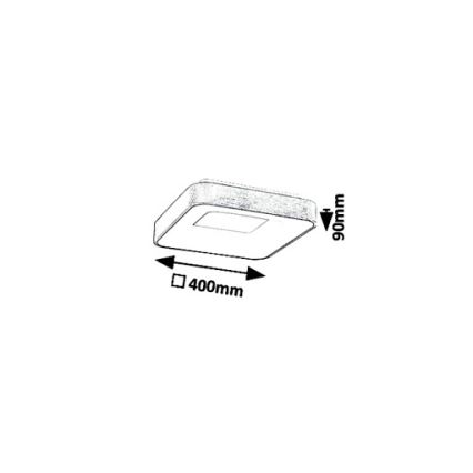 Rabalux - LED-Deckenleuchte CARMELA LED/30W/230V 40x40 cm