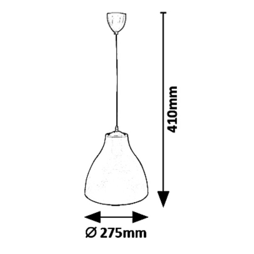 Rabalux - Pendelleuchte an Kabel 1xE27/40W/230V Ø 27,5 cm