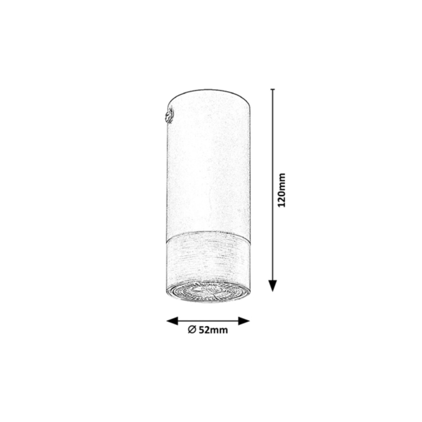 Rabalux - Plafonnier 1xGU10/5W/230V Ø 5,2 cm