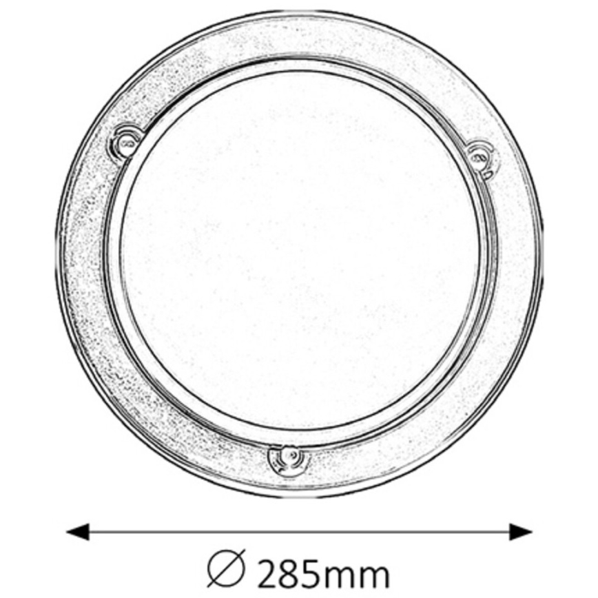 Rabalux - Plafonnier 1xE27/60W/230V