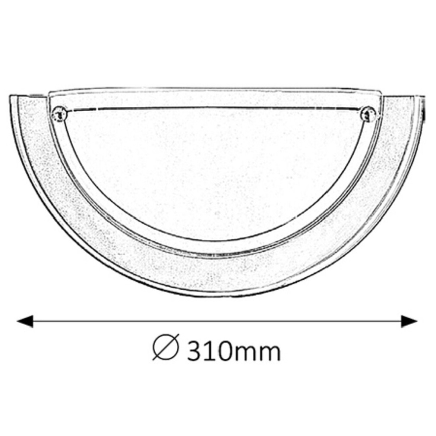 Rabalux - Applique murale 1xE27/60W/230V
