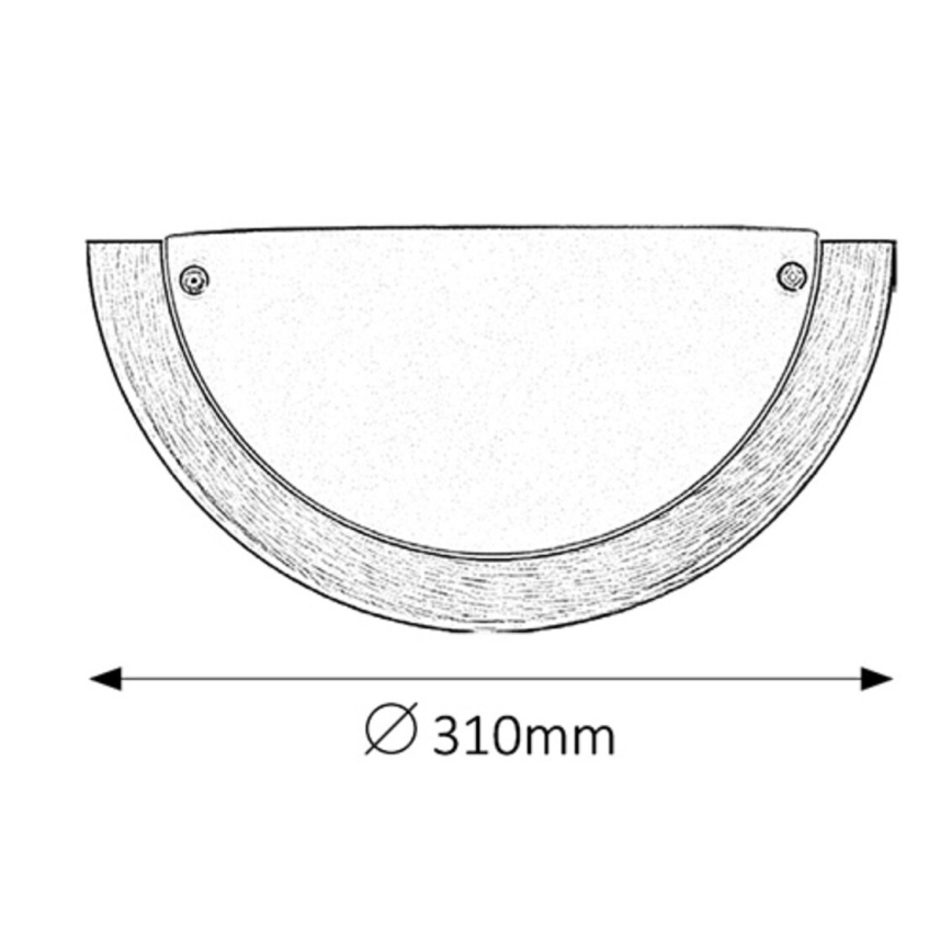 Rabalux - Applique 1xE27/60W/230V