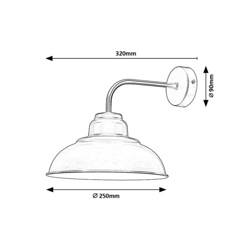 Rabalux - Wandlampe 1xE27/60W/230V