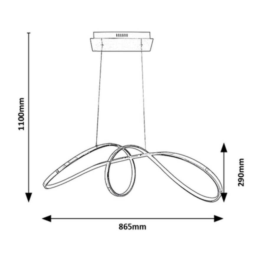 Rabalux - LED Hängeleuchte LED/38W/230V
