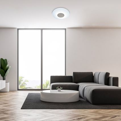 Rabalux - Plafoniera LED RGB dimmerabile LED/24W/230V 3000-6500K Wi-Fi Tuya diametro 39,5 cm + telecomando