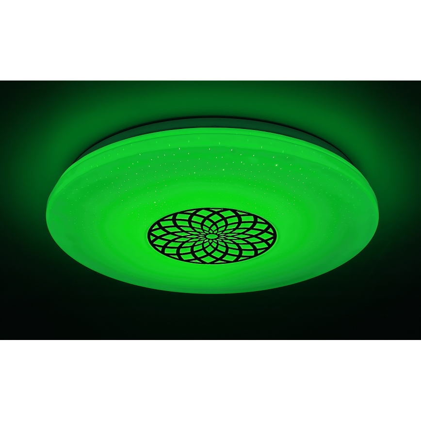Rabalux - Plafoniera LED RGB dimmerabile LED/24W/230V 3000-6500K Wi-Fi Tuya diametro 39,5 cm + telecomando