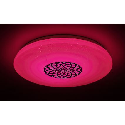 Rabalux - Plafoniera LED RGB dimmerabile LED/24W/230V 3000-6500K Wi-Fi Tuya diametro 39,5 cm + telecomando