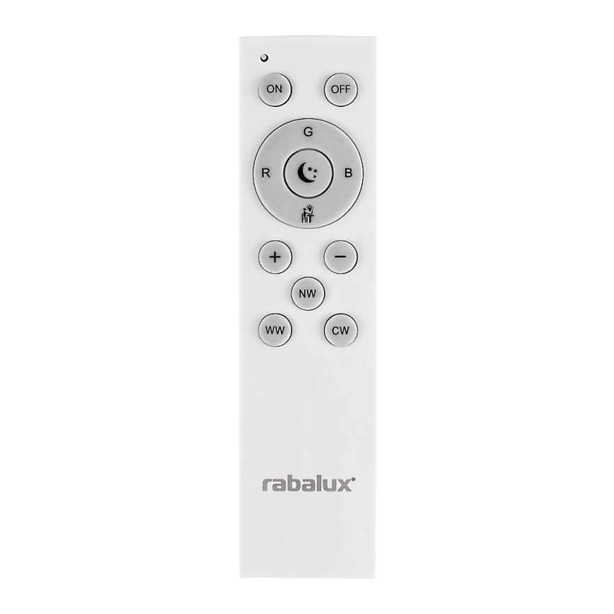 Rabalux - Plafoniera LED RGB dimmerabile LED/24W/230V 3000-6500K Wi-Fi Tuya diametro 39,5 cm + telecomando