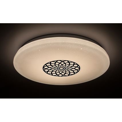 Rabalux - Plafonnier à intensité variable RGB LED/24W/230V 3000-6500K Wi-Fi Tuya d. 39,5 cm + Télécommande