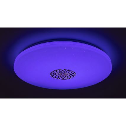Rabalux - Plafoniera LED RGB dimmerabile LED/40W/230V 3000-6500K Wi-Fi Tuya diametro 60 cm + telecomando
