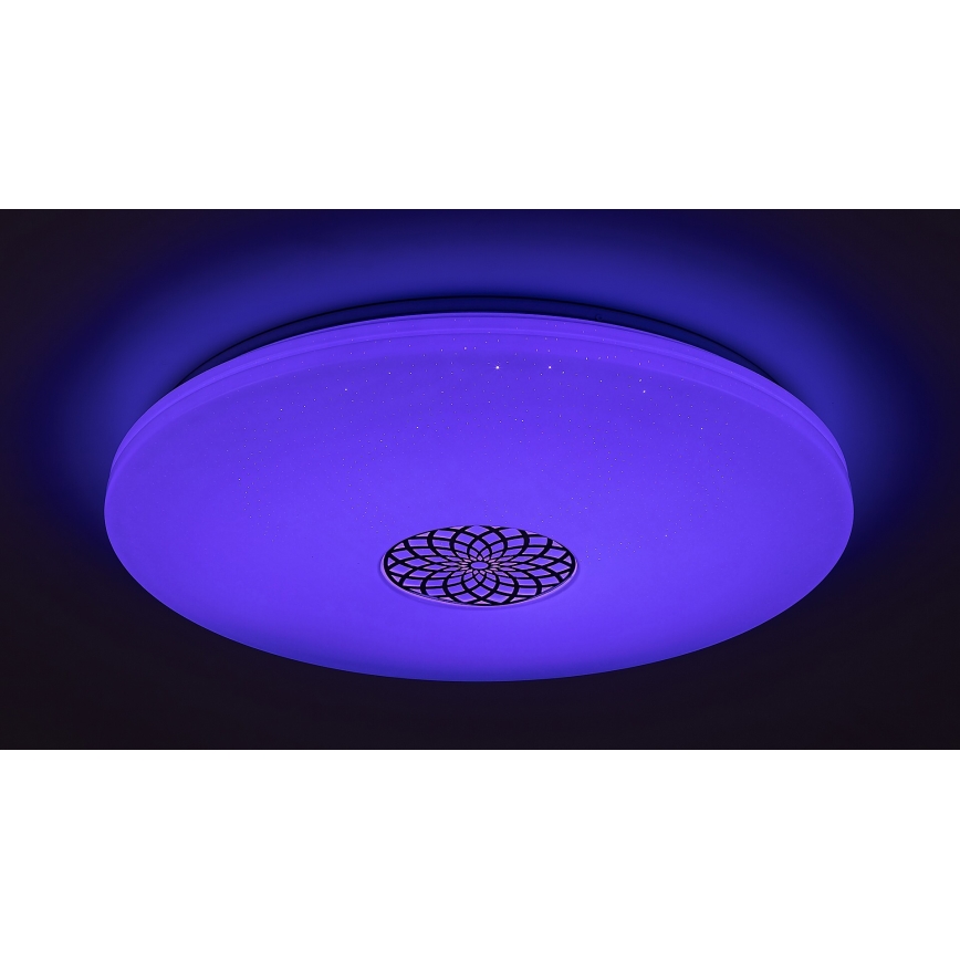 Rabalux - Plafoniera LED RGB dimmerabile LED/40W/230V 3000-6500K Wi-Fi Tuya diametro 60 cm + telecomando
