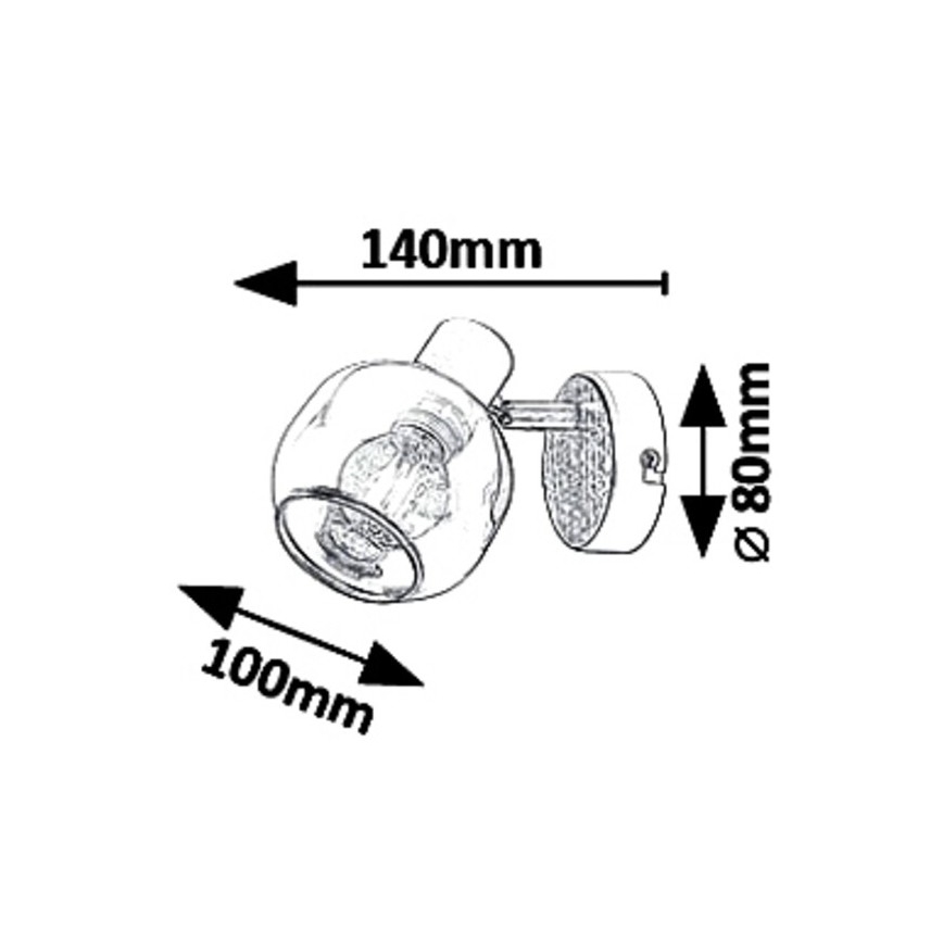 Rabalux 5397 - Luce Spot da parete SALAZAR 1xE14/40W/230V