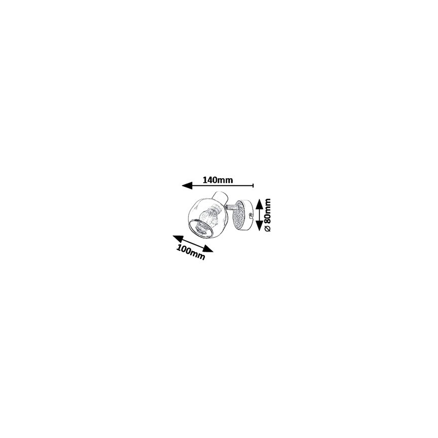 Rabalux 5397 - Luce Spot da parete SALAZAR 1xE14/40W/230V