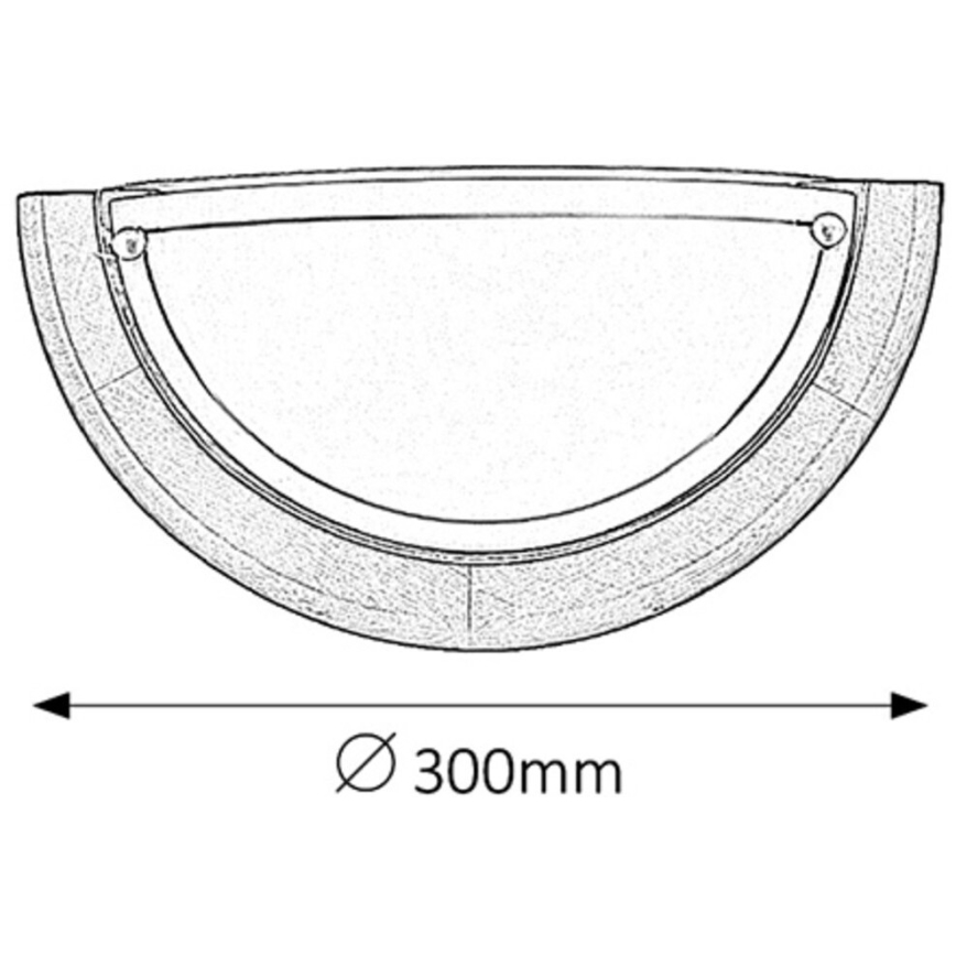 Rabalux - Applique 1xE27/60W/230V