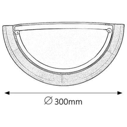 Rabalux - Applique 1xE27/60W/230V