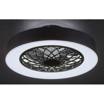 Rabalux - Plafonnier à intensité variable avec ventilateur LED/35W/230V 3000-6000K + télécommande