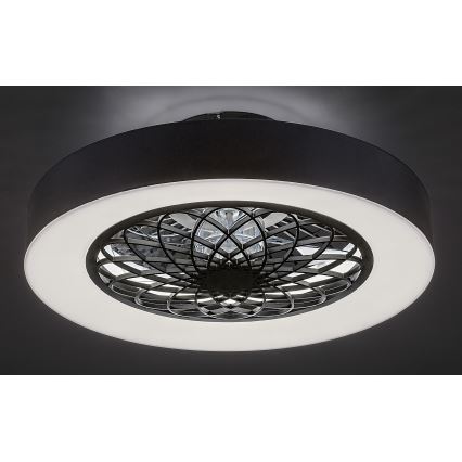 Rabalux - Plafonnier à intensité variable avec ventilateur LED/35W/230V 3000-6000K + télécommande
