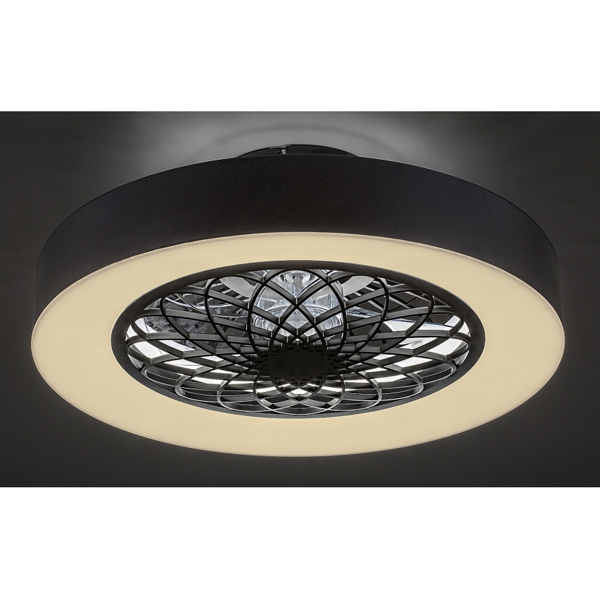 Rabalux - Plafonnier à intensité variable avec ventilateur LED/35W/230V 3000-6000K + télécommande