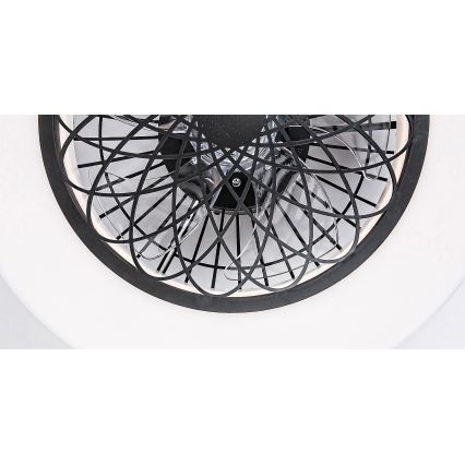 Rabalux - Plafonnier à intensité variable avec ventilateur LED/35W/230V 3000-6000K + télécommande