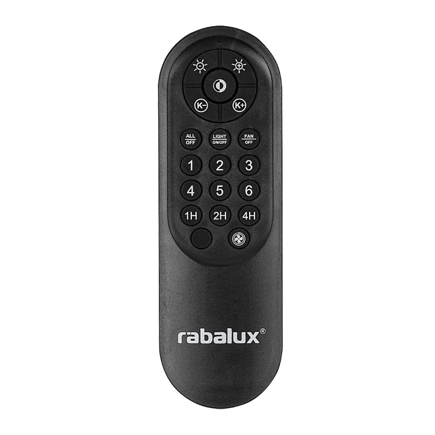 Rabalux - Plafonnier à intensité variable avec ventilateur LED/35W/230V 3000-6000K + télécommande