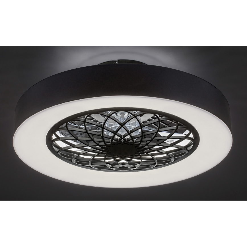 Rabalux - Plafonnier à intensité variable avec ventilateur LED/35W/230V 3000-6000K + télécommande
