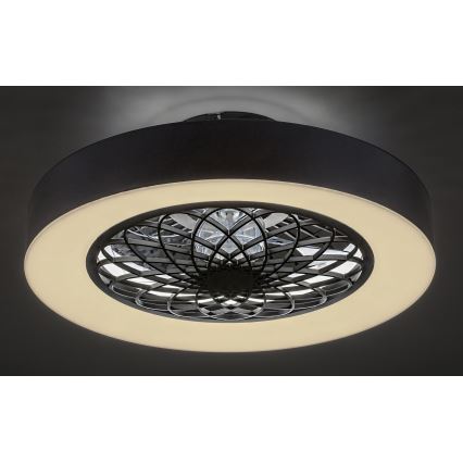 Rabalux - Plafonnier à intensité variable avec ventilateur LED/35W/230V 3000-6000K + télécommande