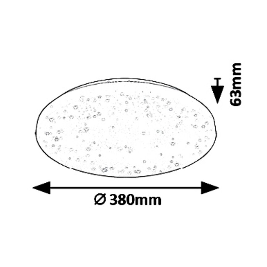 Rabalux - Plafoniera LED LED/32W/230V