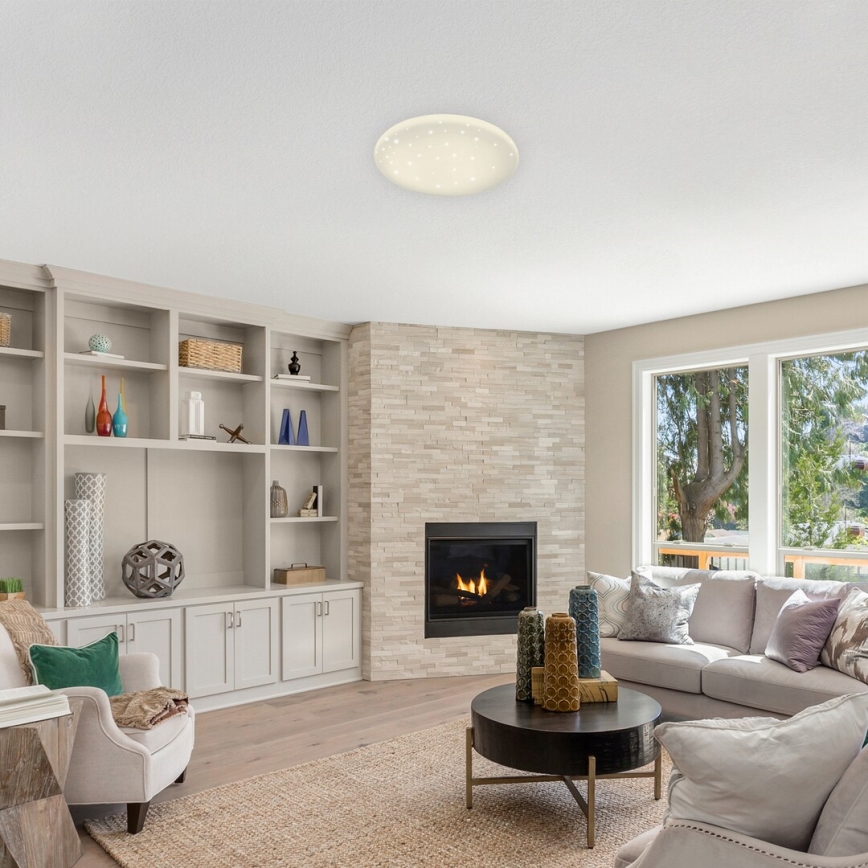 Rabalux - Plafonnier LED dimmable STAR LED/36W/230V + télécommande Ø 40 cm