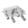 Rabalux 5496 - Spot LED GEORGE 4xLED/5,6W/230V Chrome brillant IP44