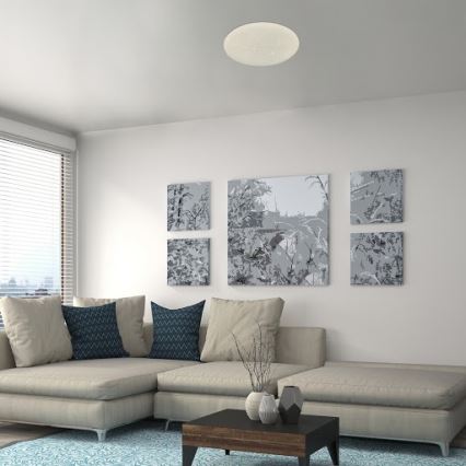 Rabalux - Plafoniera dimmerabile da soffitto LED/24W/230V Wi-Fi 3000-6500K + telecomando diam. 39 cm