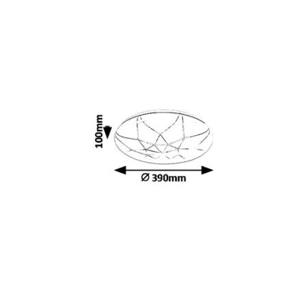 Rabalux 5540 - Plafoniera LED dimmerabile DAMIEN LED/24W/230V