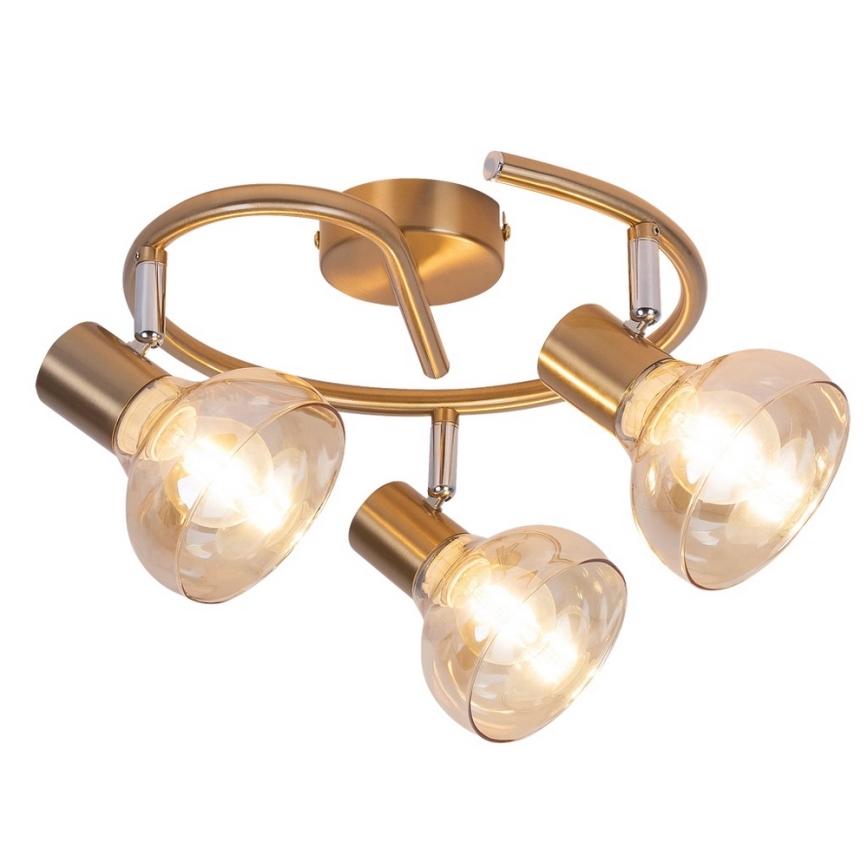 Rabalux 5549 - Faretto HOLLY 3xE14/40W/230V oro