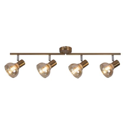 Rabalux 5550 - Faretto HOLLY 4xE14/40W/230V oro