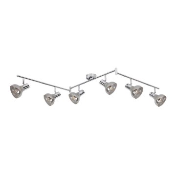 Rabalux 5562 - Faretto HOLLY 6xE14/40W/230V cromo lucido